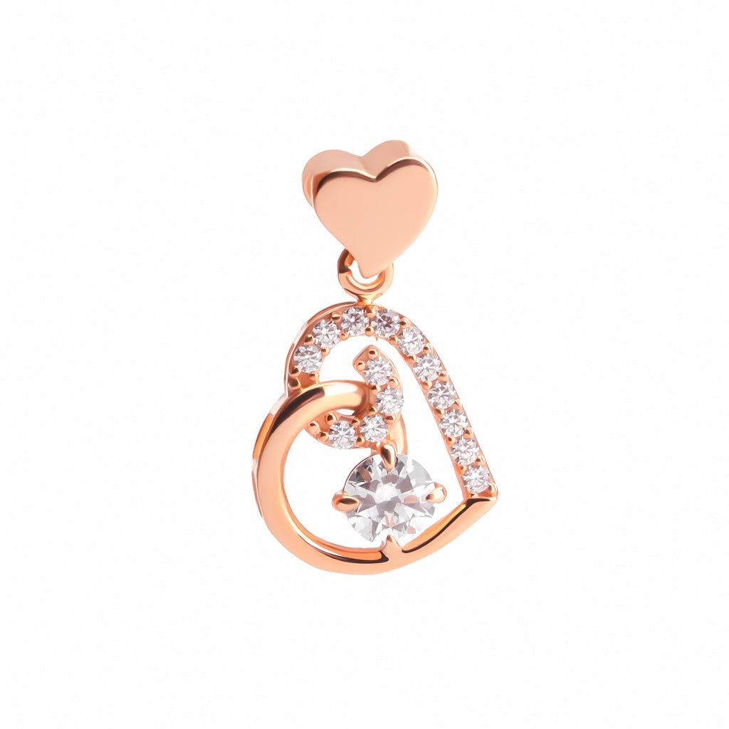 Liontin Emas 7k - Valentina Gold Pendant - Eternal Collection - Juene Jewelry - Juene