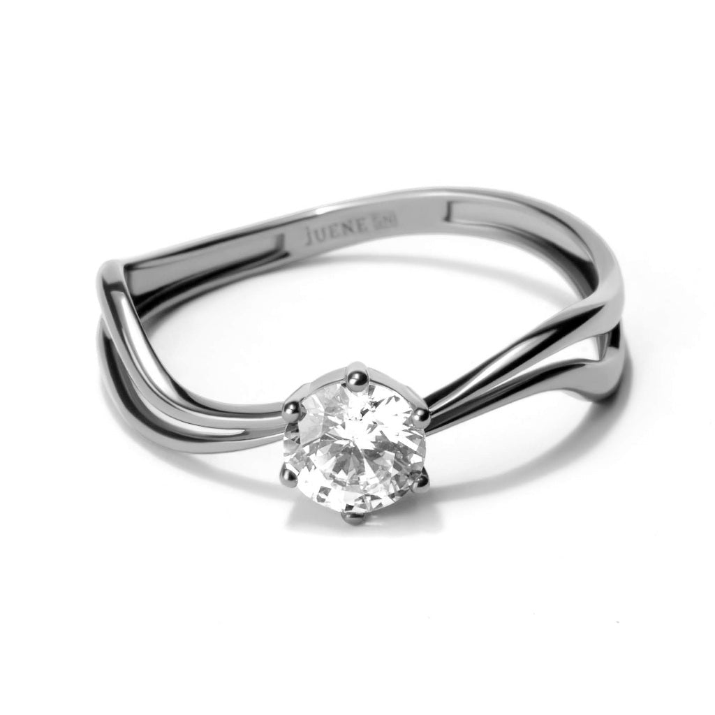 Liontin Emas 8K - Hada Gold Ring - Flux Collection - Juene Jewelry - Juene Jewelry