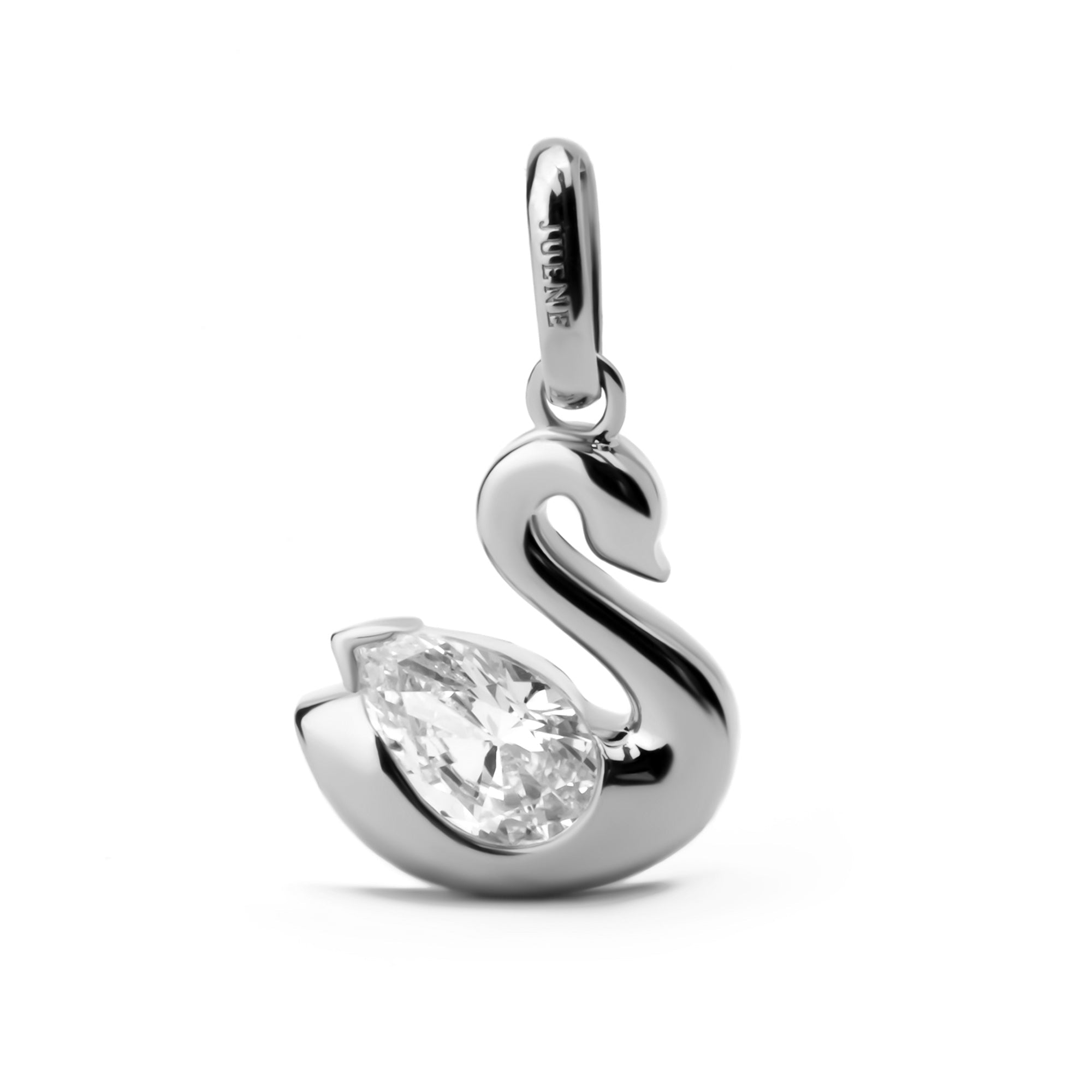 Liontin Emas 8k - Swan Gold Pendant - Tally Collection - Juene Jewelry - Juene Jewelry