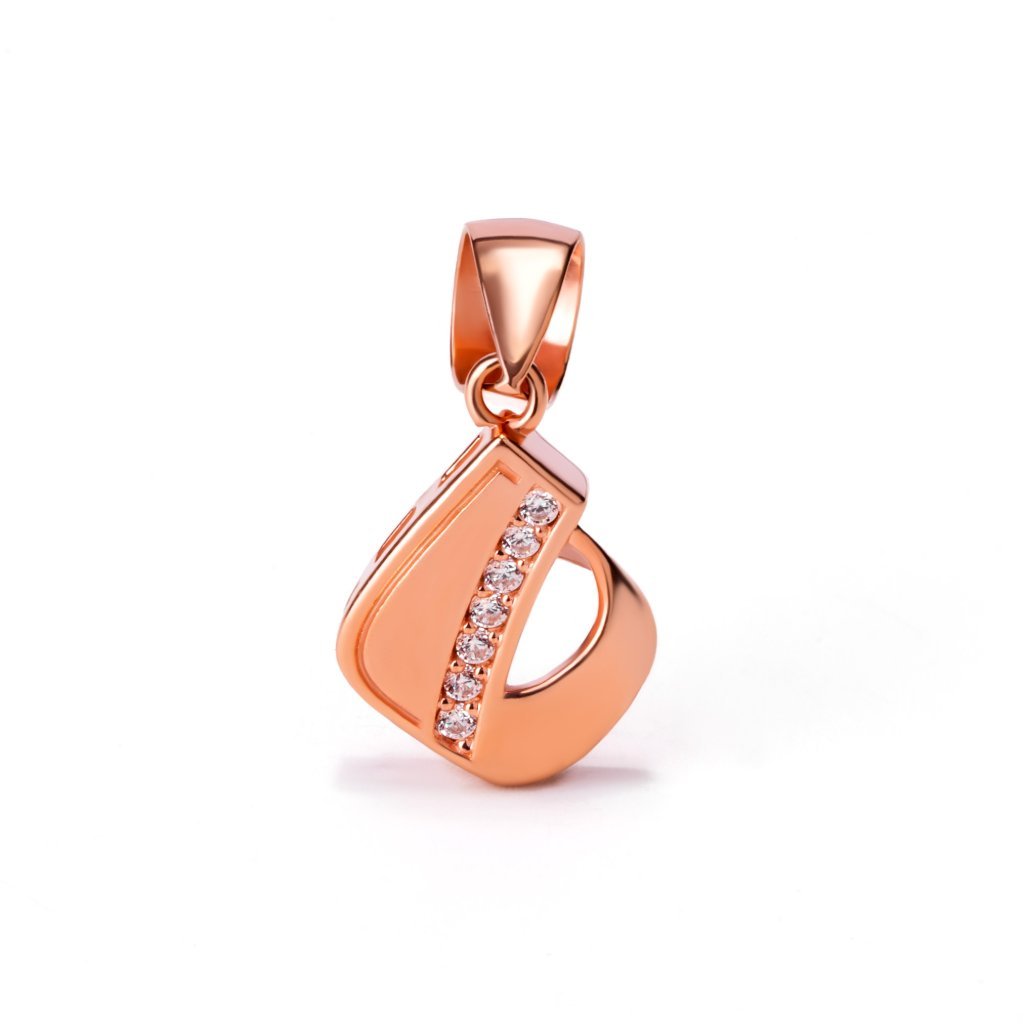 Liontin Emas 8K - Vava Gold Pendant - Viviene Collection - Juene Jewelry - Juene