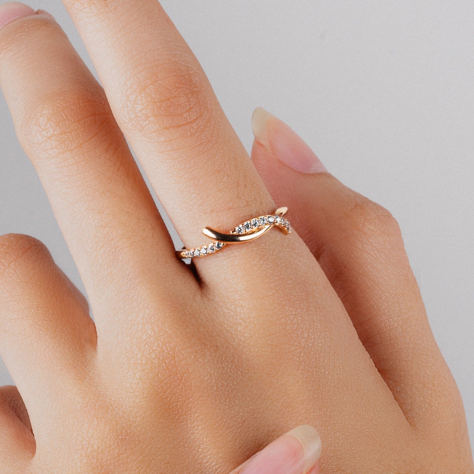 Nevya Gold Ring - Twine Collection