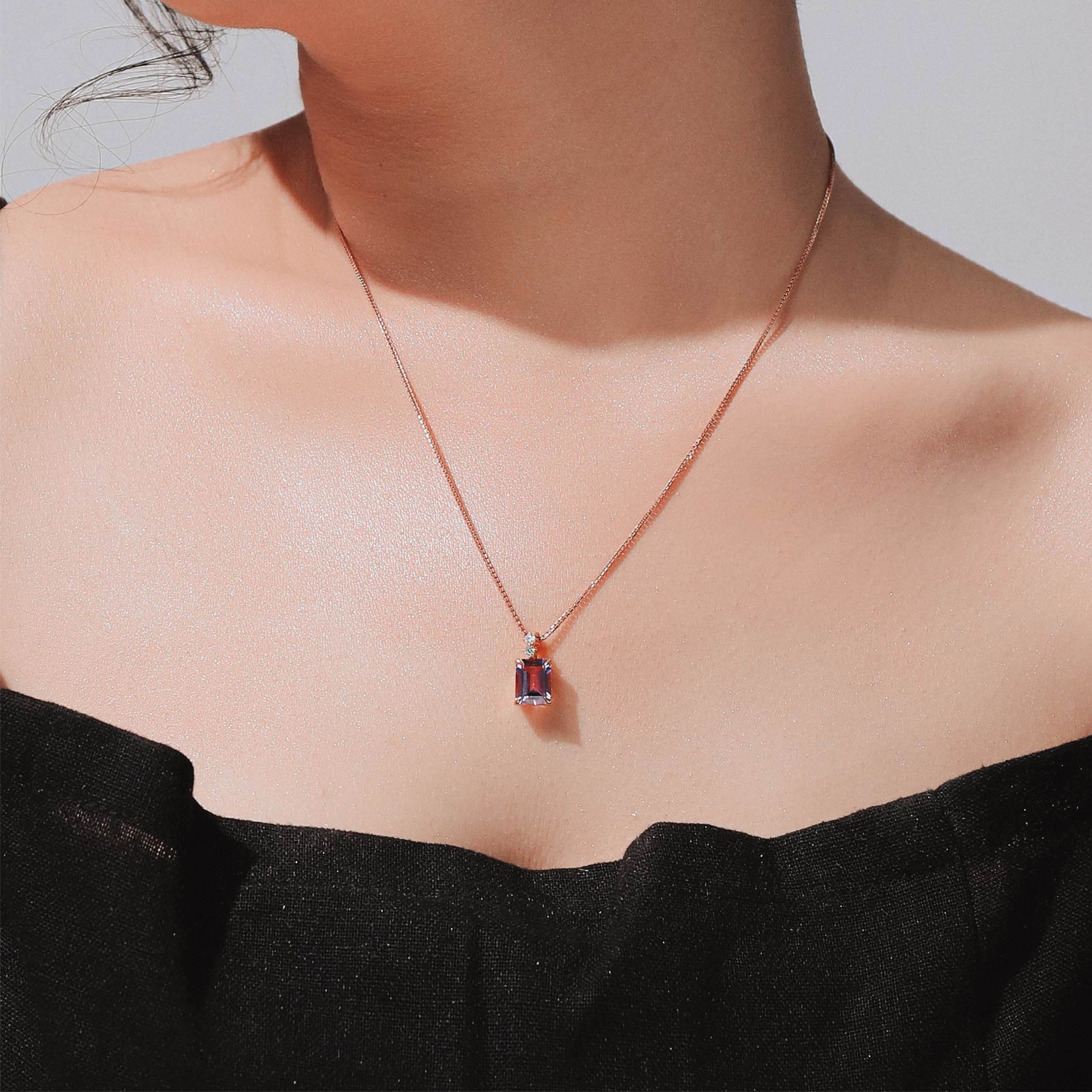Amethys Pendant 01 - Juene Jewelry