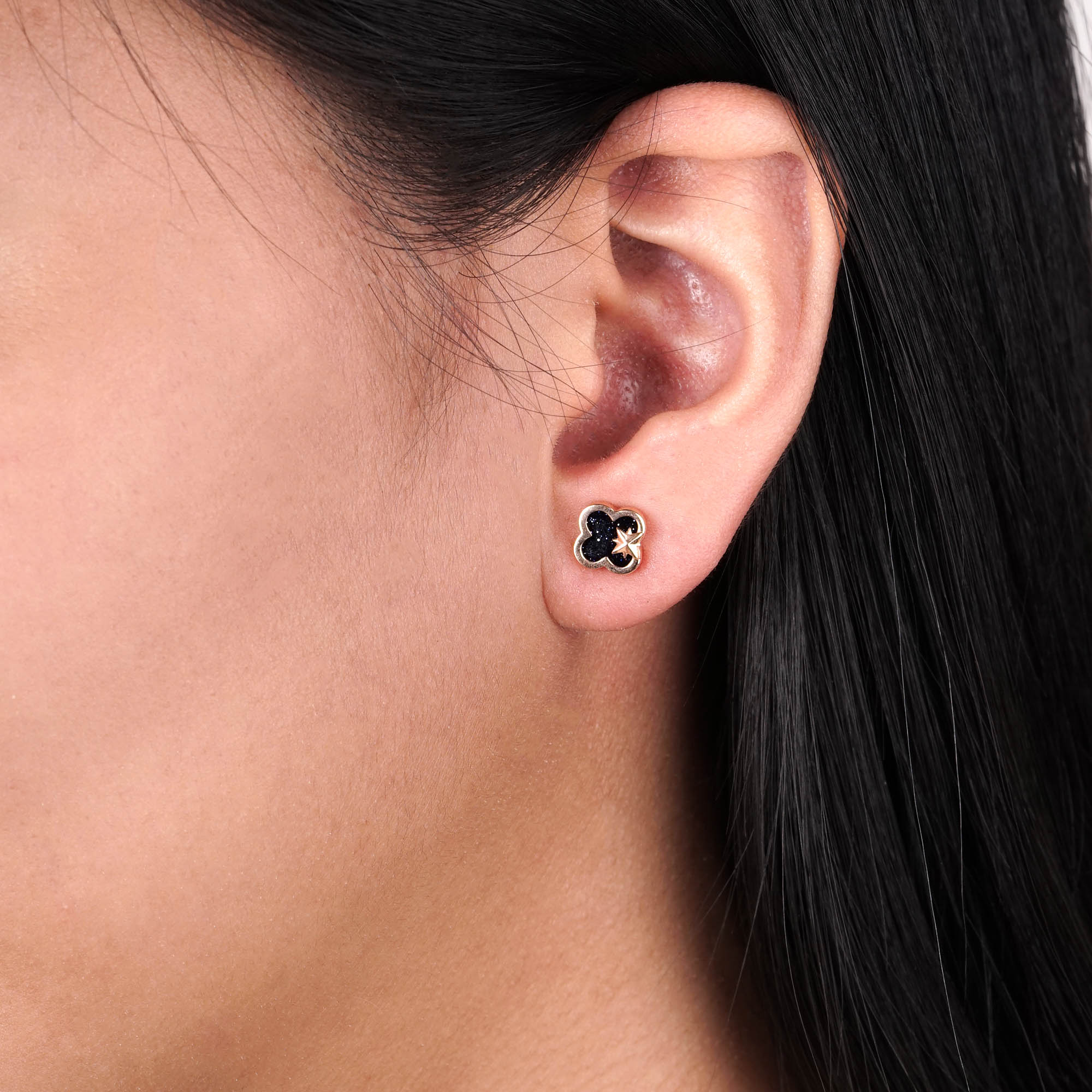 Aquila Gold Earring - Milky Way - Juene Jewelry