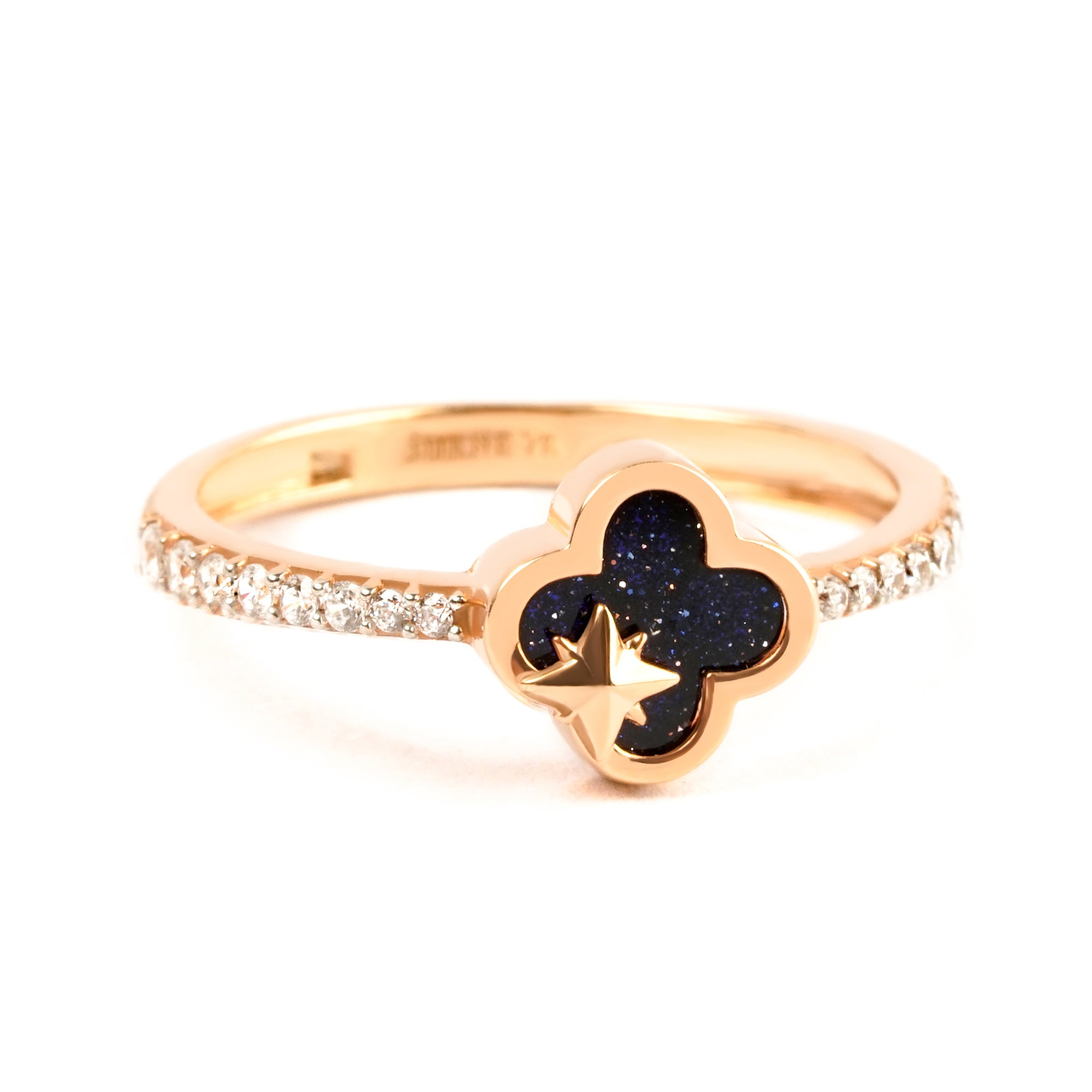 Aquila Gold Ring - Milky Way - Juene Jewelry