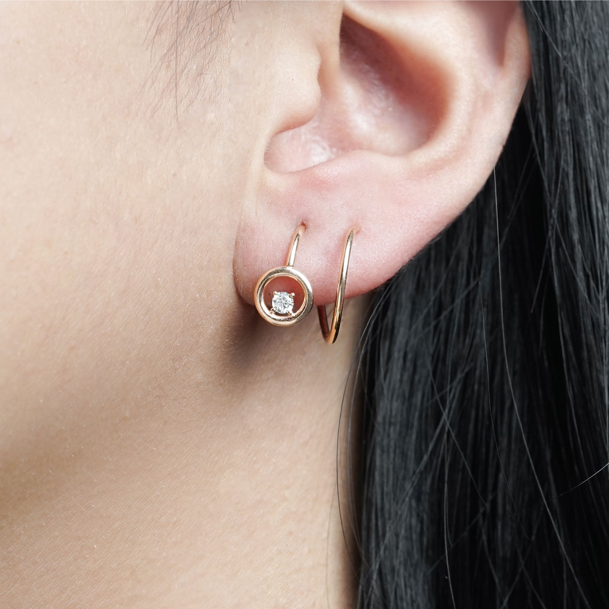 Circle Of Joy Earrings - Basic - Juene Jewelry
