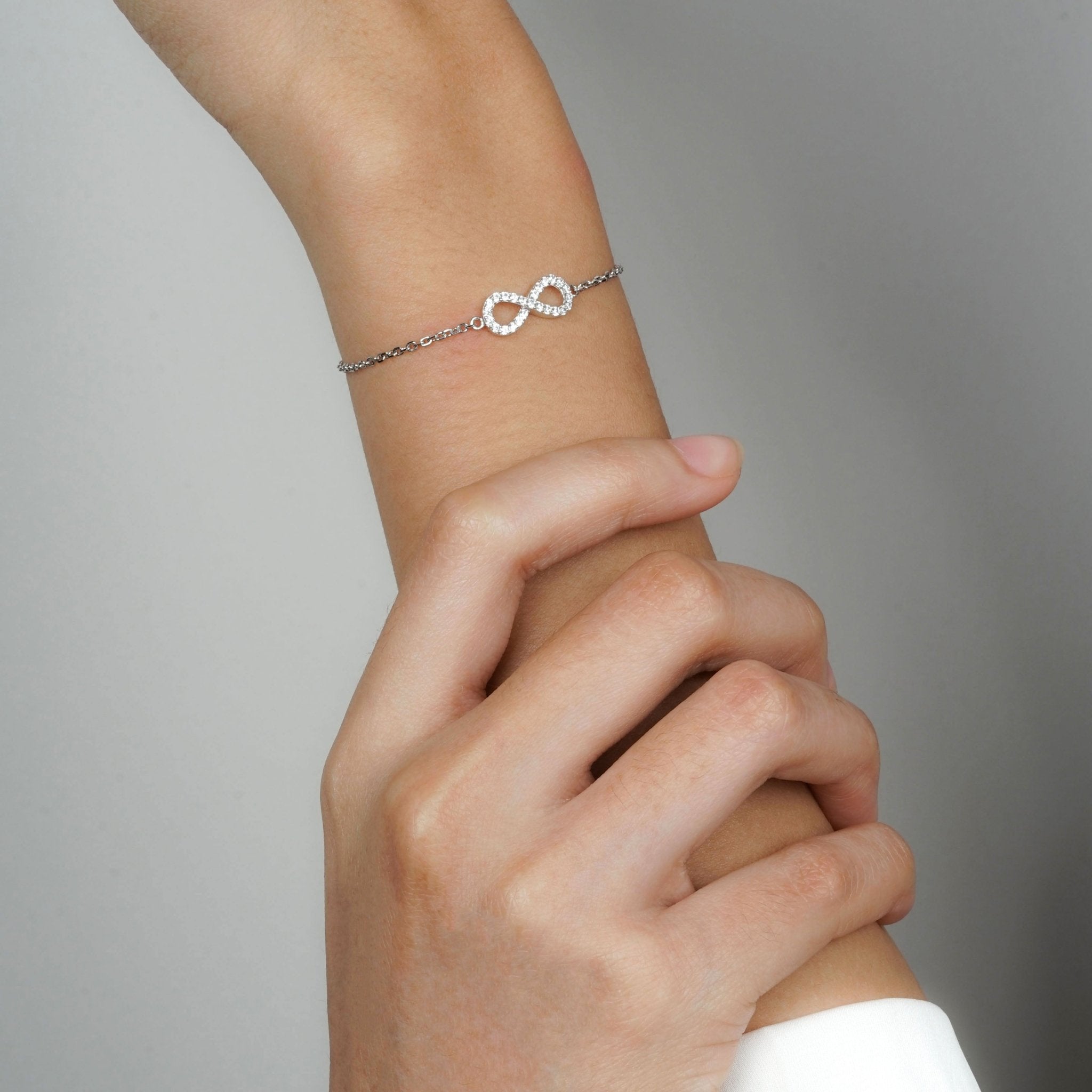 Infinity Gold Bracelet - Infinithree - Juene Jewelry