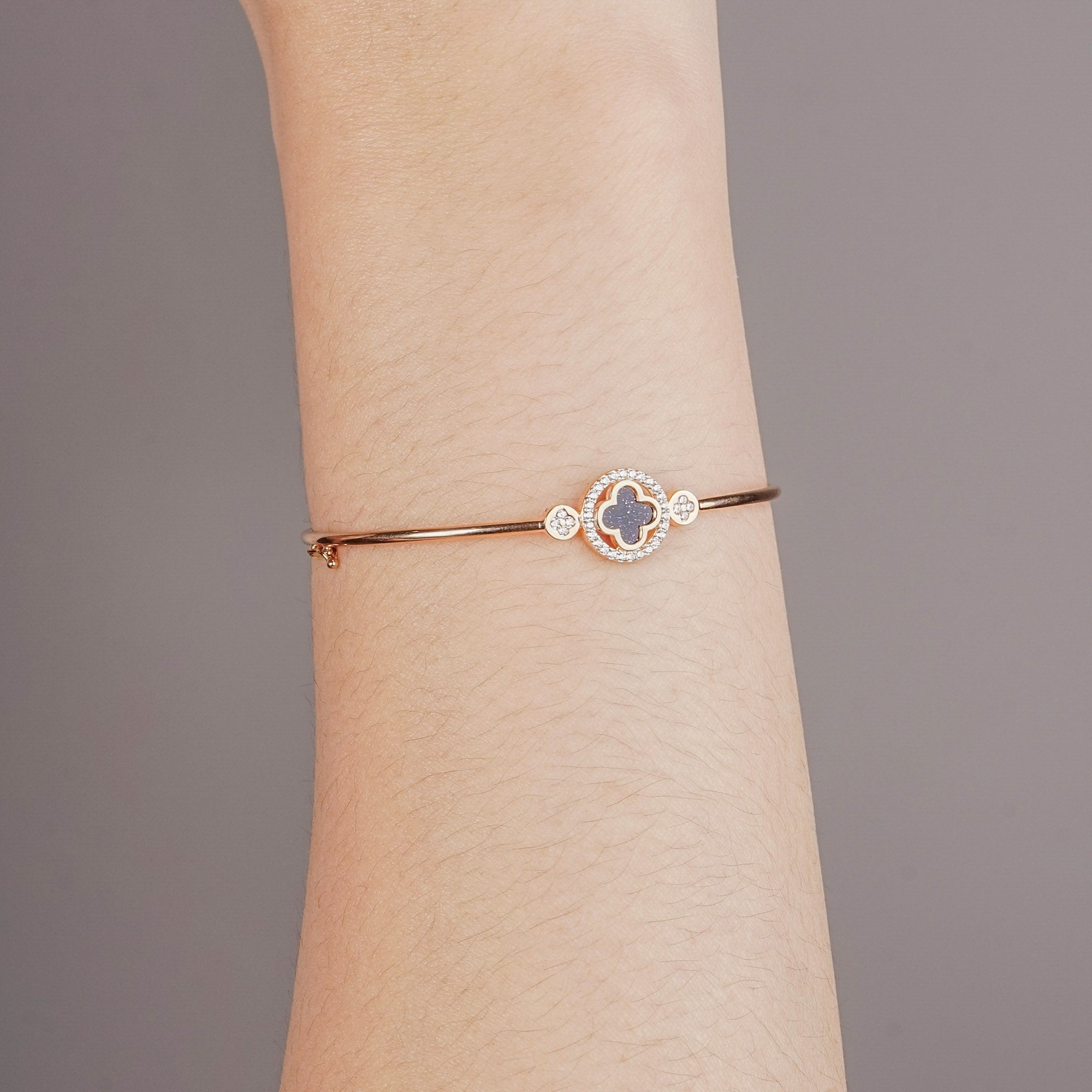 Nova Gold Bangle - Milky Way - Juene Jewelry