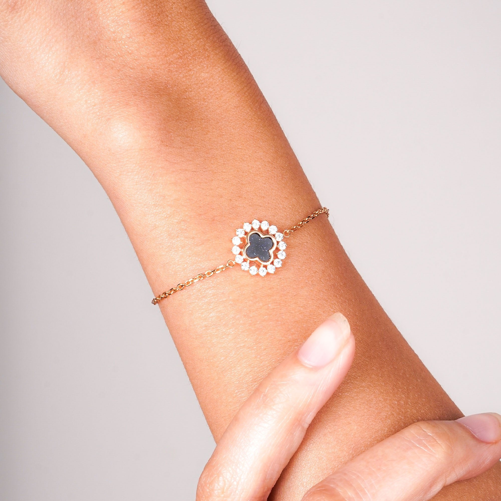 Nova Gold Bracelet - Milky Way - Juene Jewelry