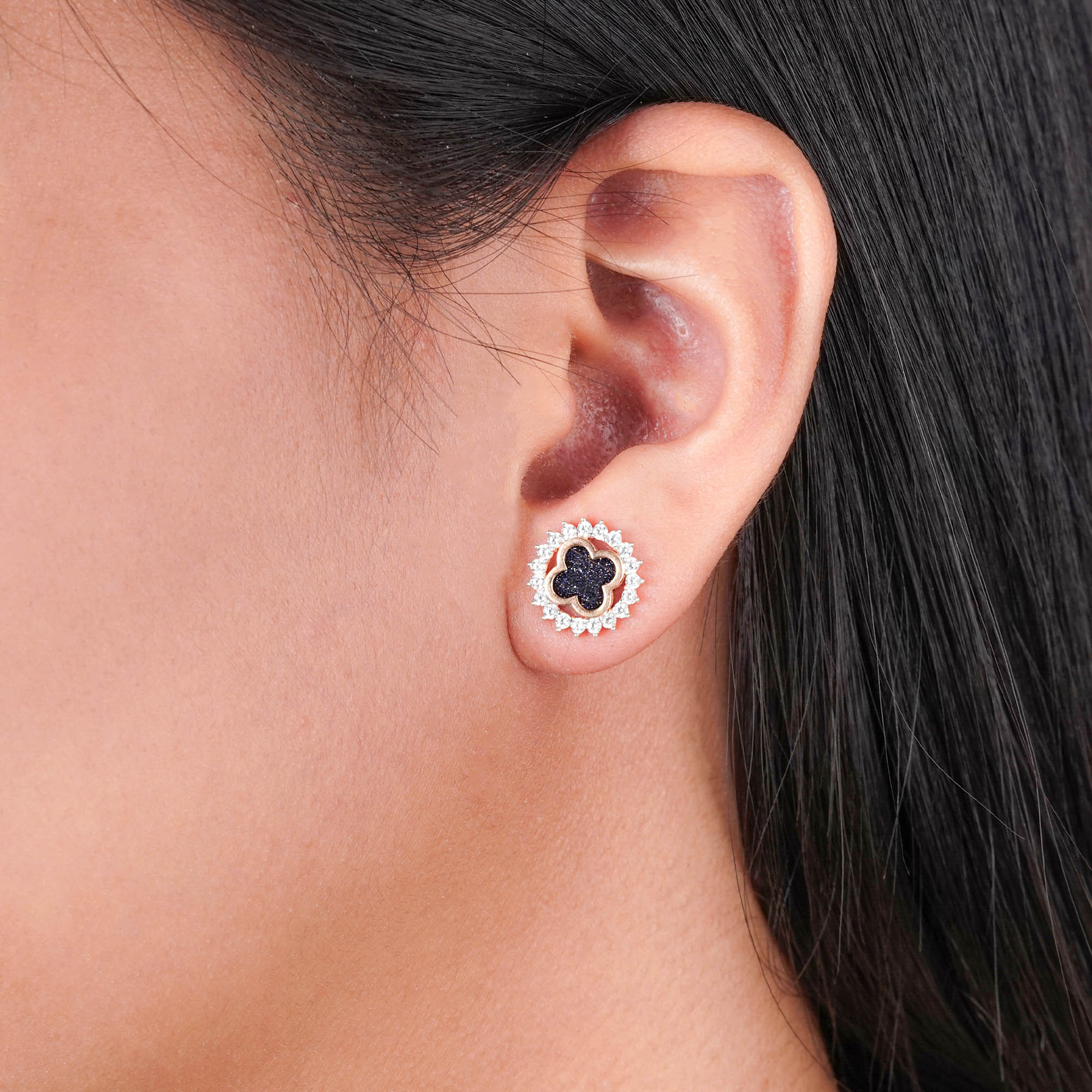 Nova Gold Earring - Milky Way - Juene Jewelry