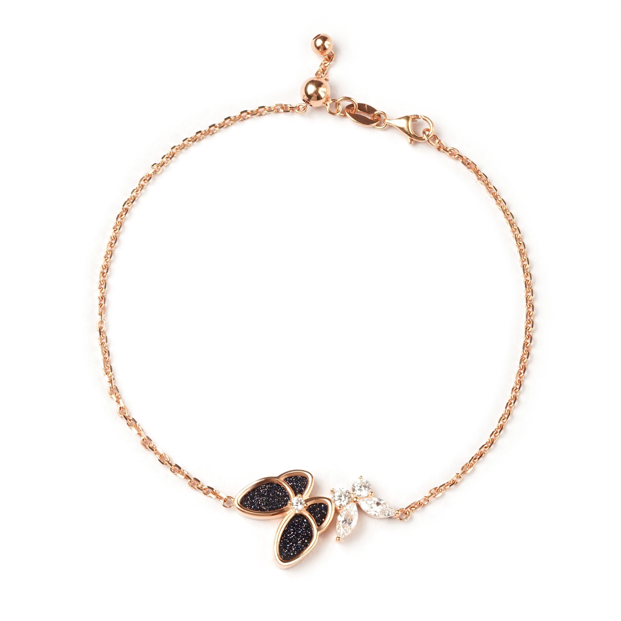 Rania Gold Bracelet - Milky Way - Juene Jewelry
