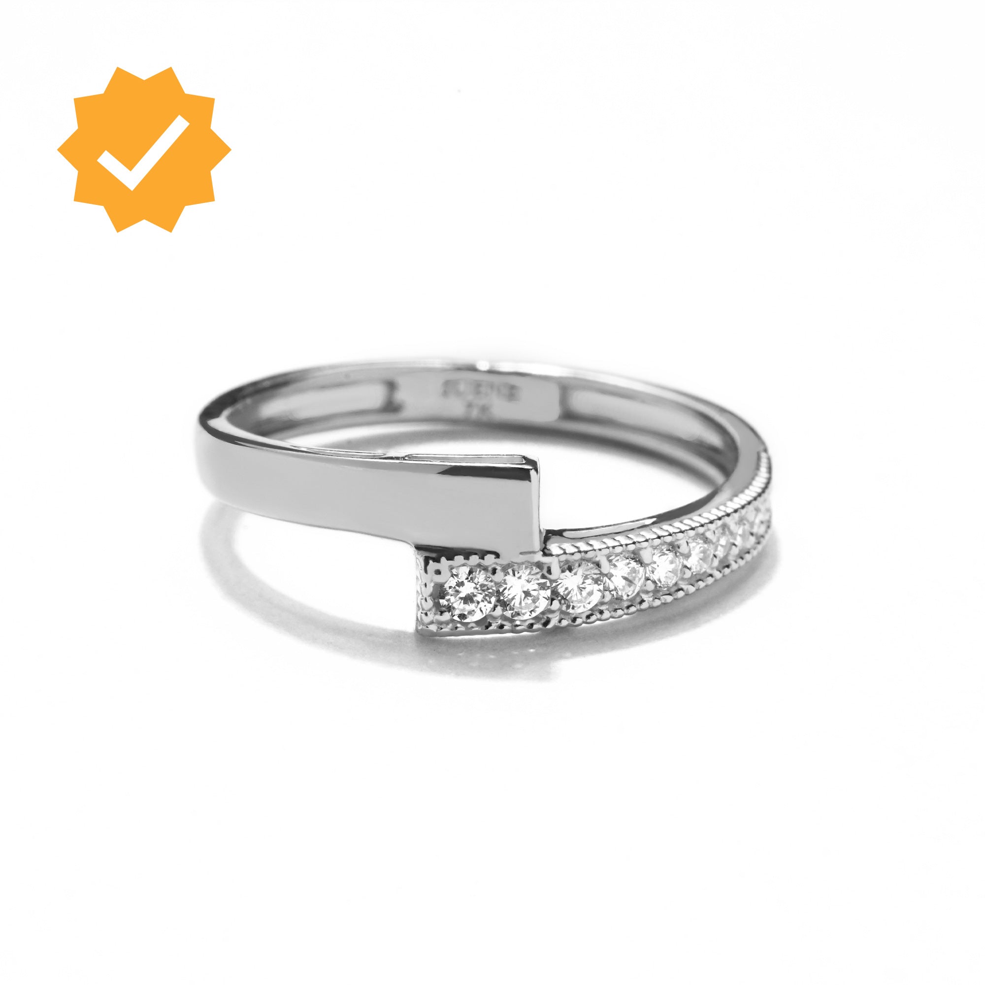 Juene Jewelry 7K - SHINY GOLD RING