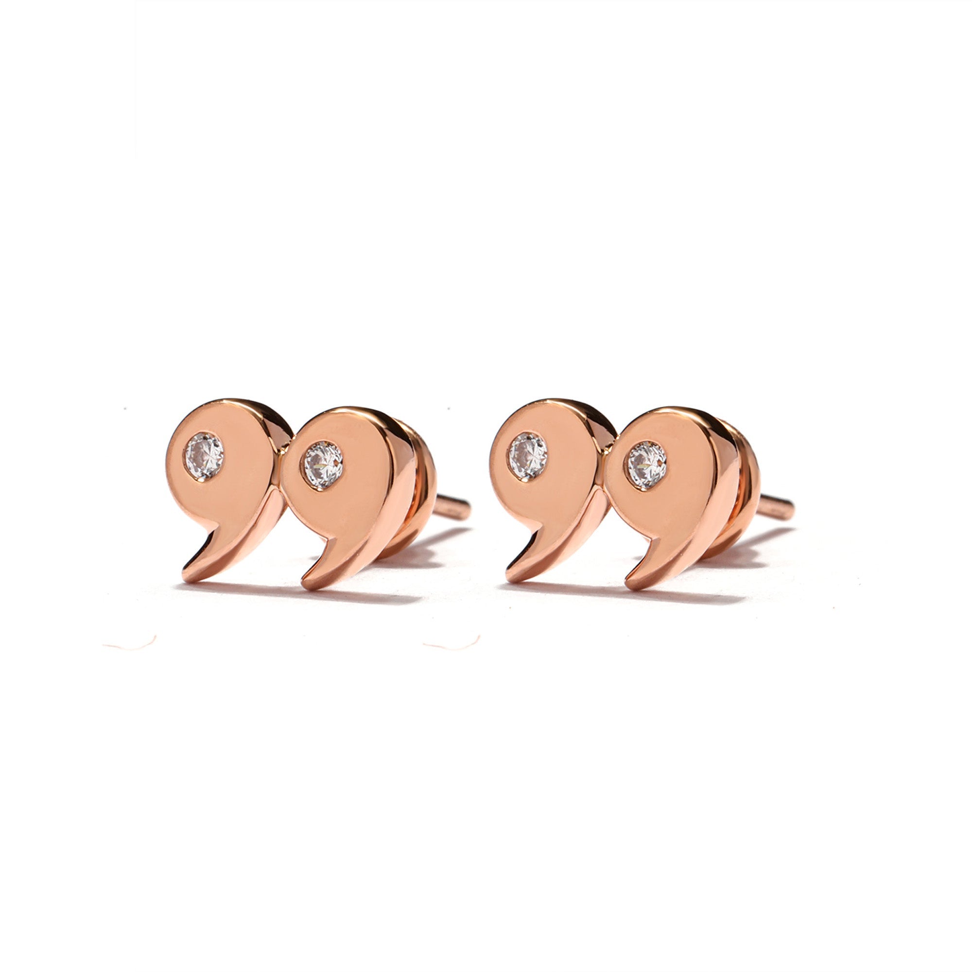 SIGN QUOTE EARRINGS - Juene Jewelry