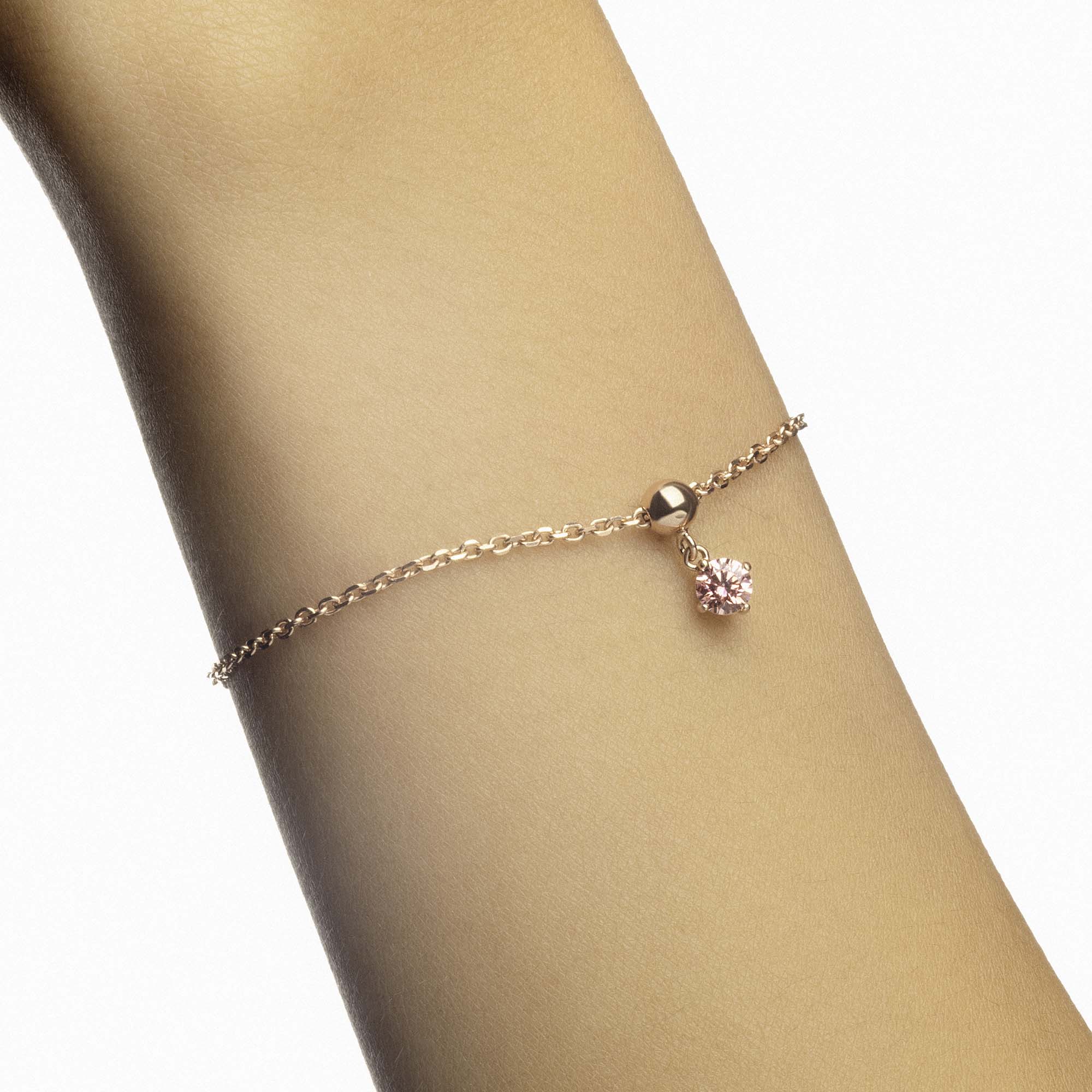 Liontin Emas 7k - Blushing Gold Charm - Luxxe 02 Collection - Juene Jewelry