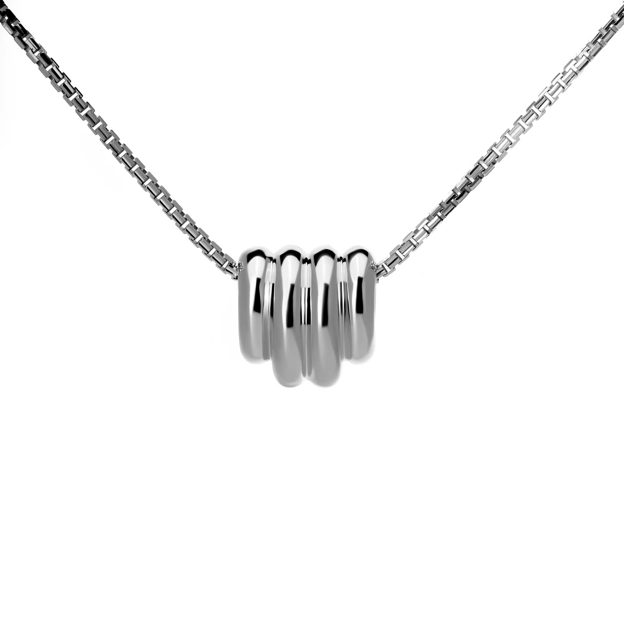 Kalung Serut Emas 8k - Runa Gold Necklace - Tally Collection - Juene Jewelry