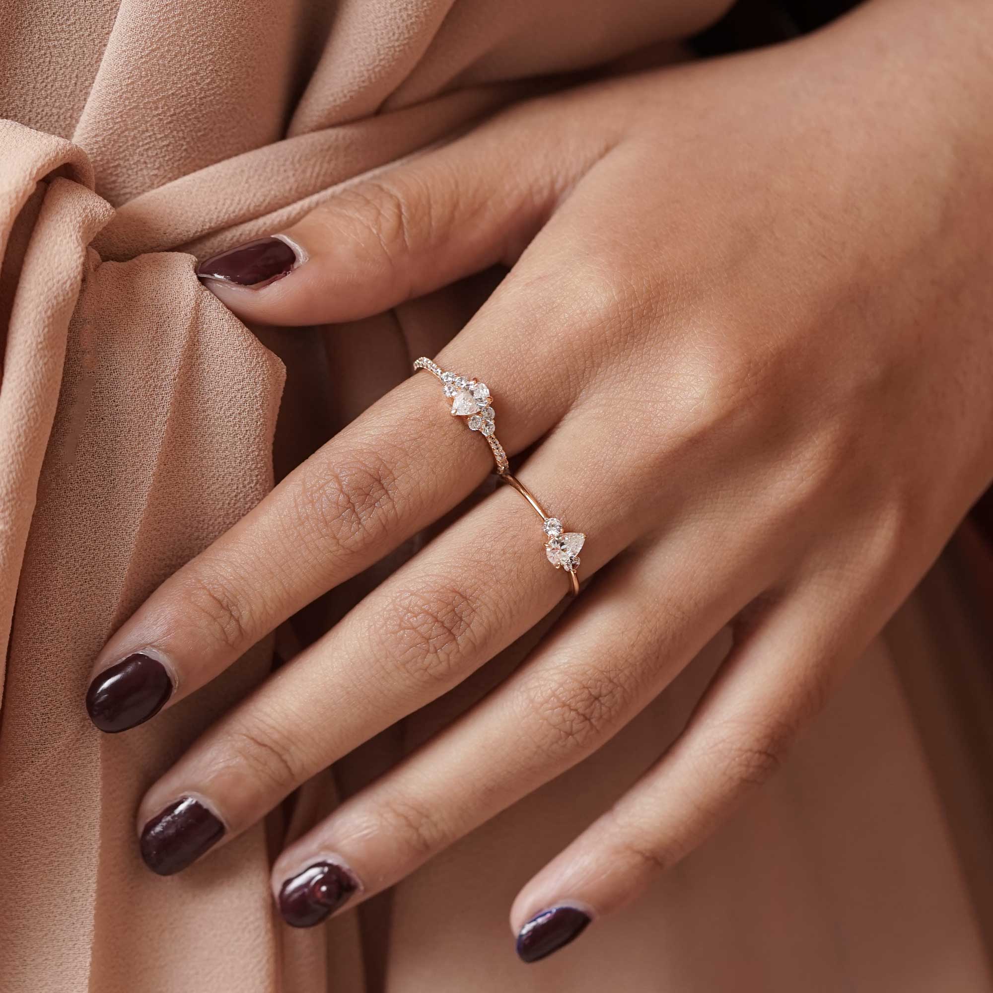 Aisha Gold Ring - Serene Collection