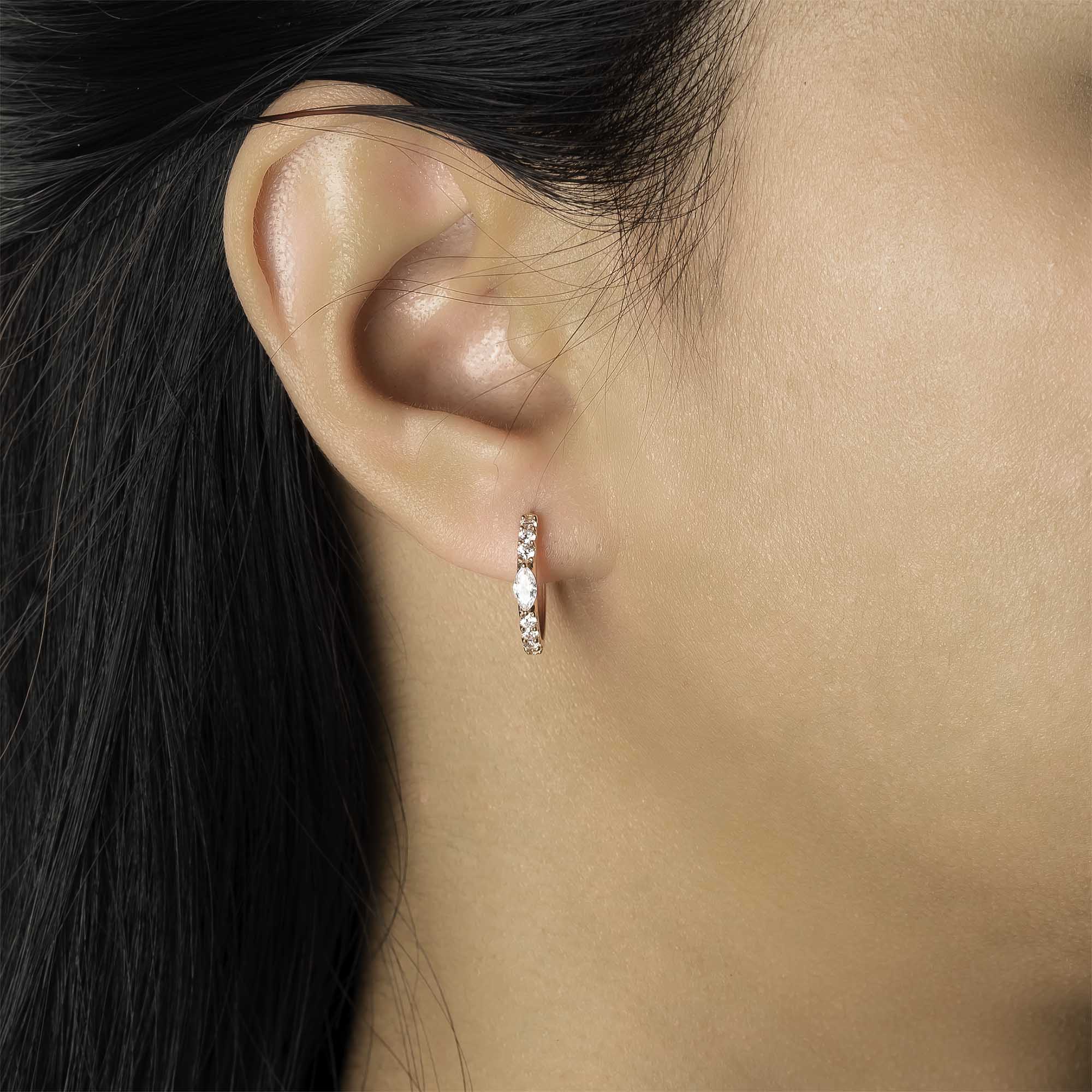 Anting Emas 7k - Bliss Gold Hoops Earring - Juene x Cassandra Lee Enchanted Collection - Juene Jewelry - Juene