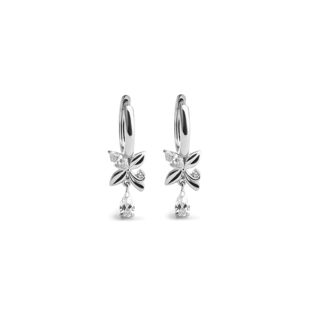Anting Hoops Emas 7k - Cia Gold Earring - Huda Collection - Juene Jewelry - Juene