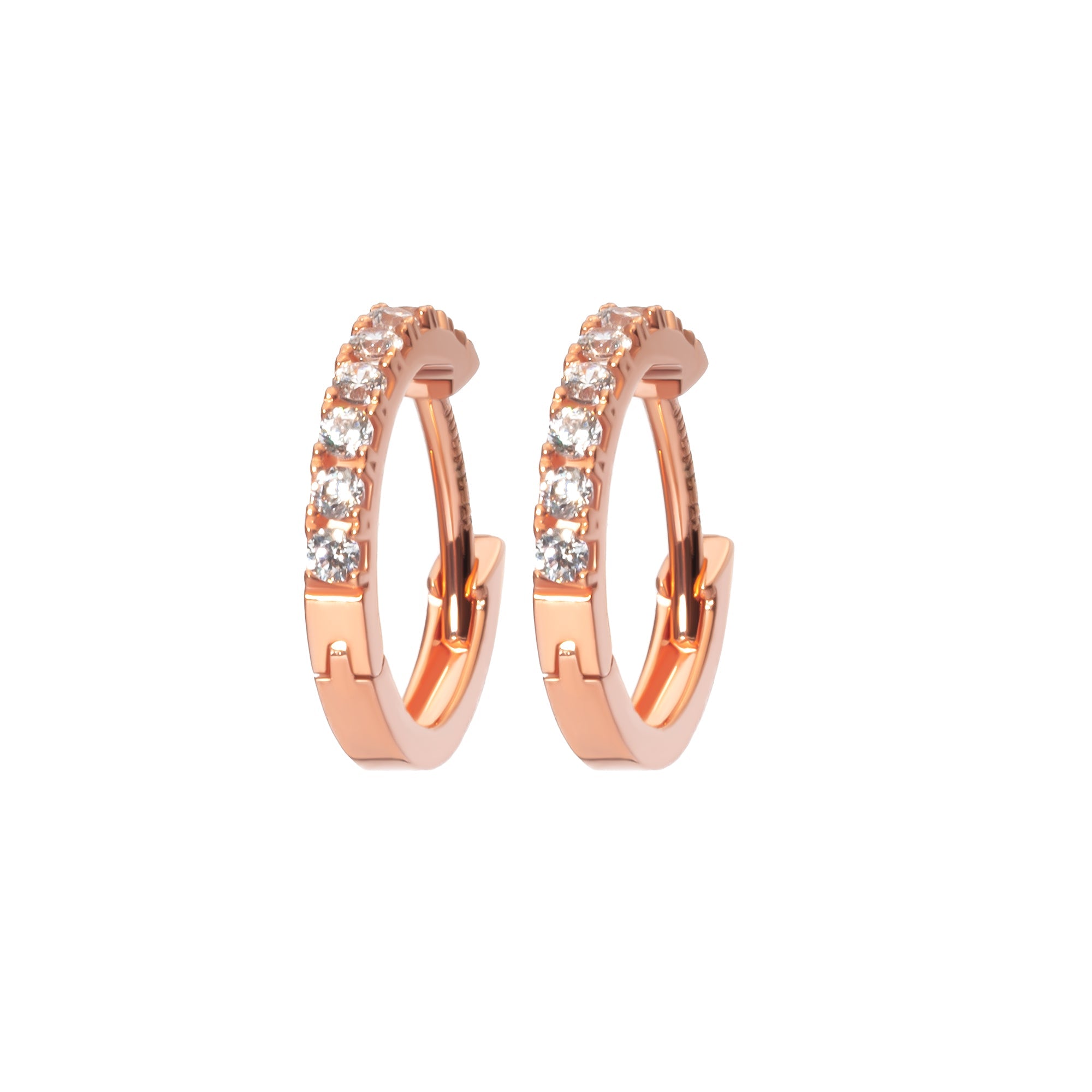 Anting Hoops Emas 7k - List Gold Earring - Treasure Collection - Juene Jewelry - Juene