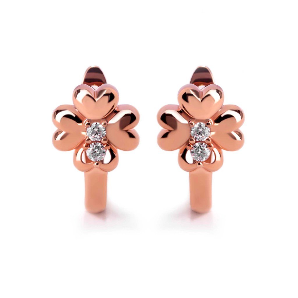 Anting Hoops Emas 8K - Fiaa Gold Earring - Savara Collection - Juene Jewelry - Juene