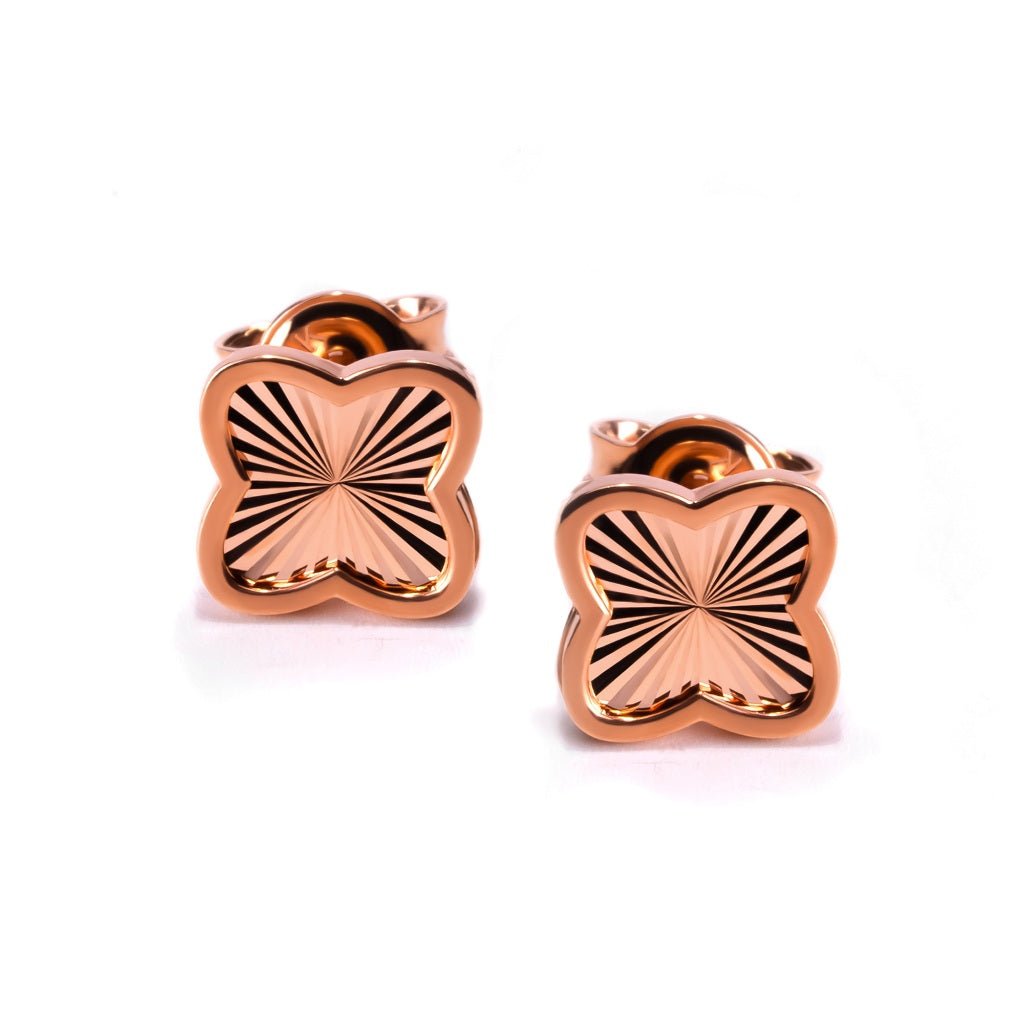 Anting Hoops Emas 8K - Lula Gold Earring - Viviene Collection - Juene Jewelry - Juene