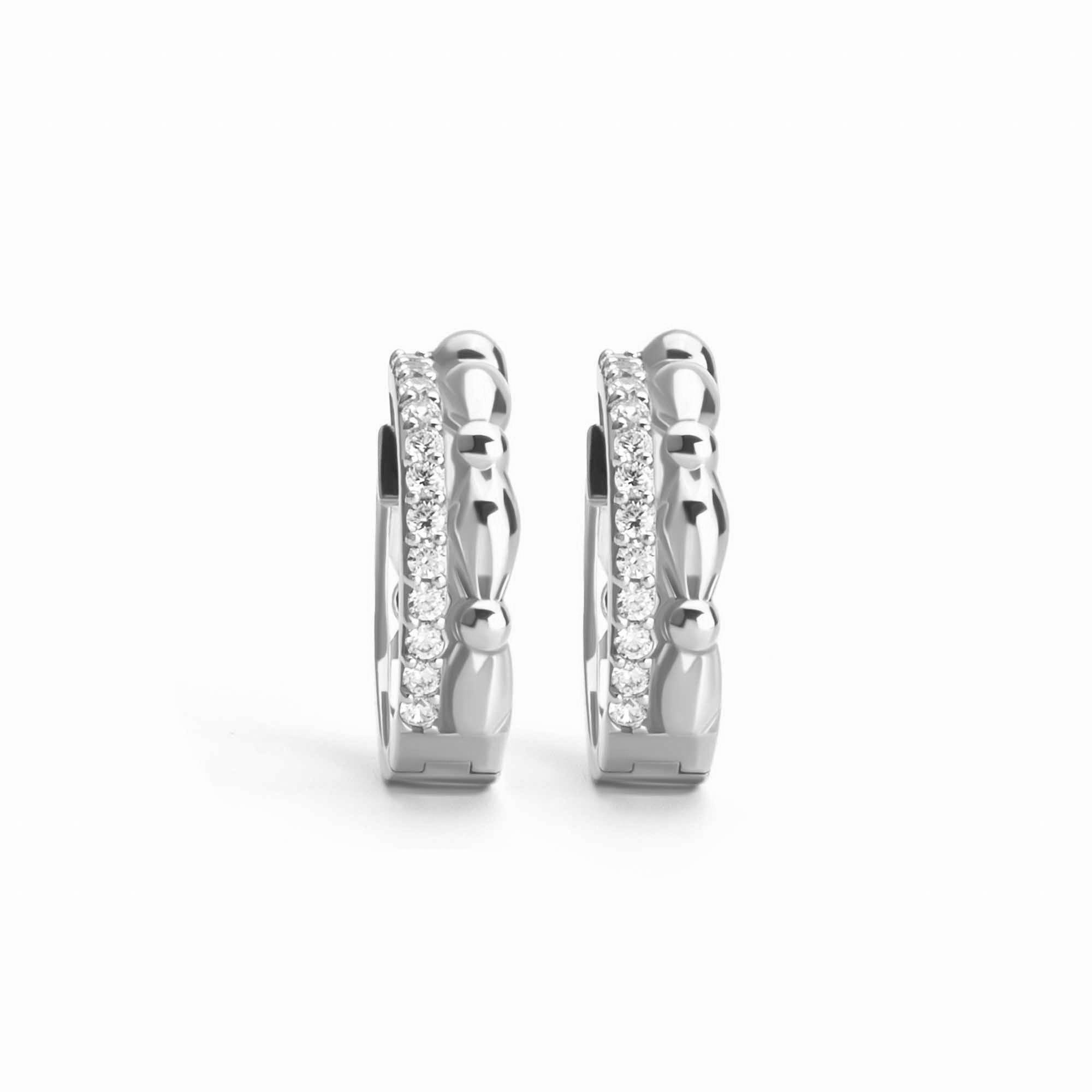 Anting Hoops Emas 8k - Tacha Gold Earring - Tally Collection - Juene Jewelry - Juene Jewelry