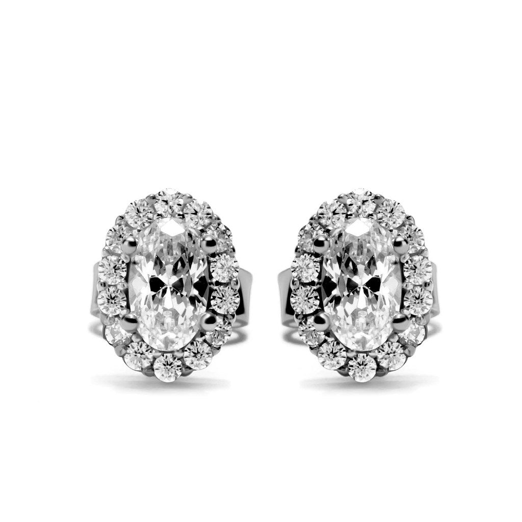 Anting Stud Emas 7k - Maza Gold Earring - Glacia Collection - Juene Jewelry - Juene