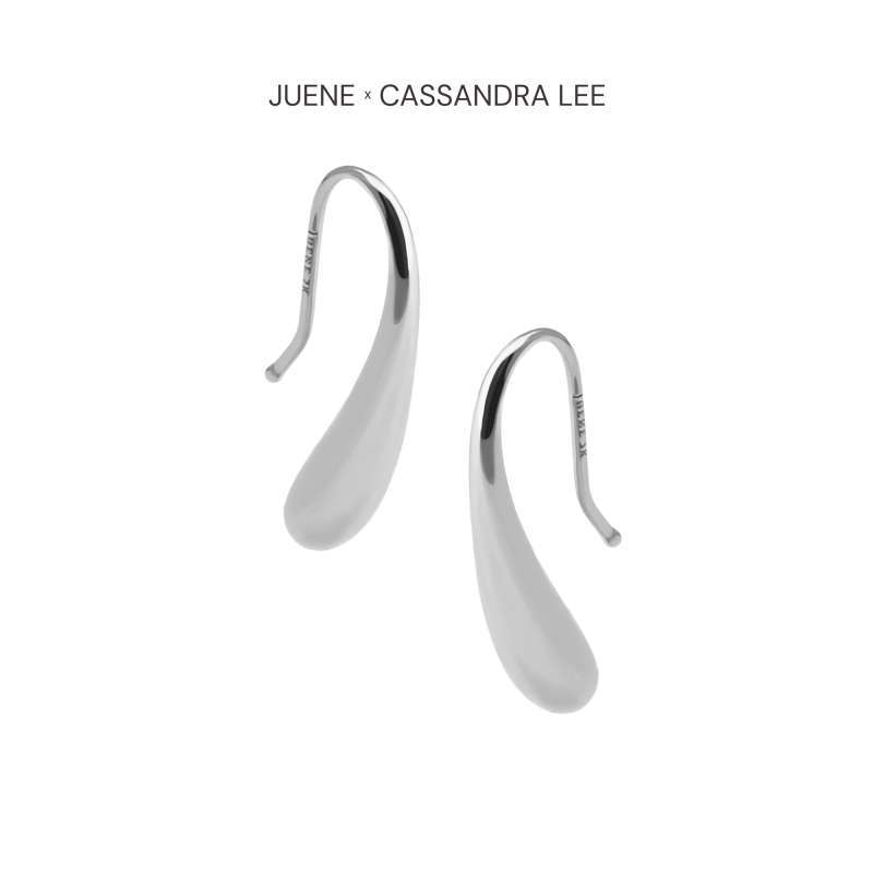 Anting Stud Emas 7k - Pure Gold Earring - With Love Collection - Cassandra Lee x Juene Jewelry - Juene