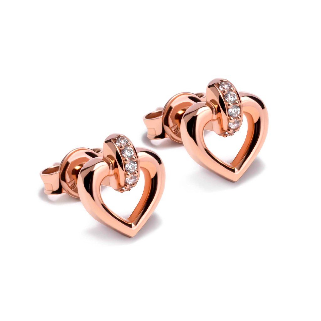 Anting Stud Emas 8K - Dona Gold Earring - Veya Collection - Juene Jewelry - Juene