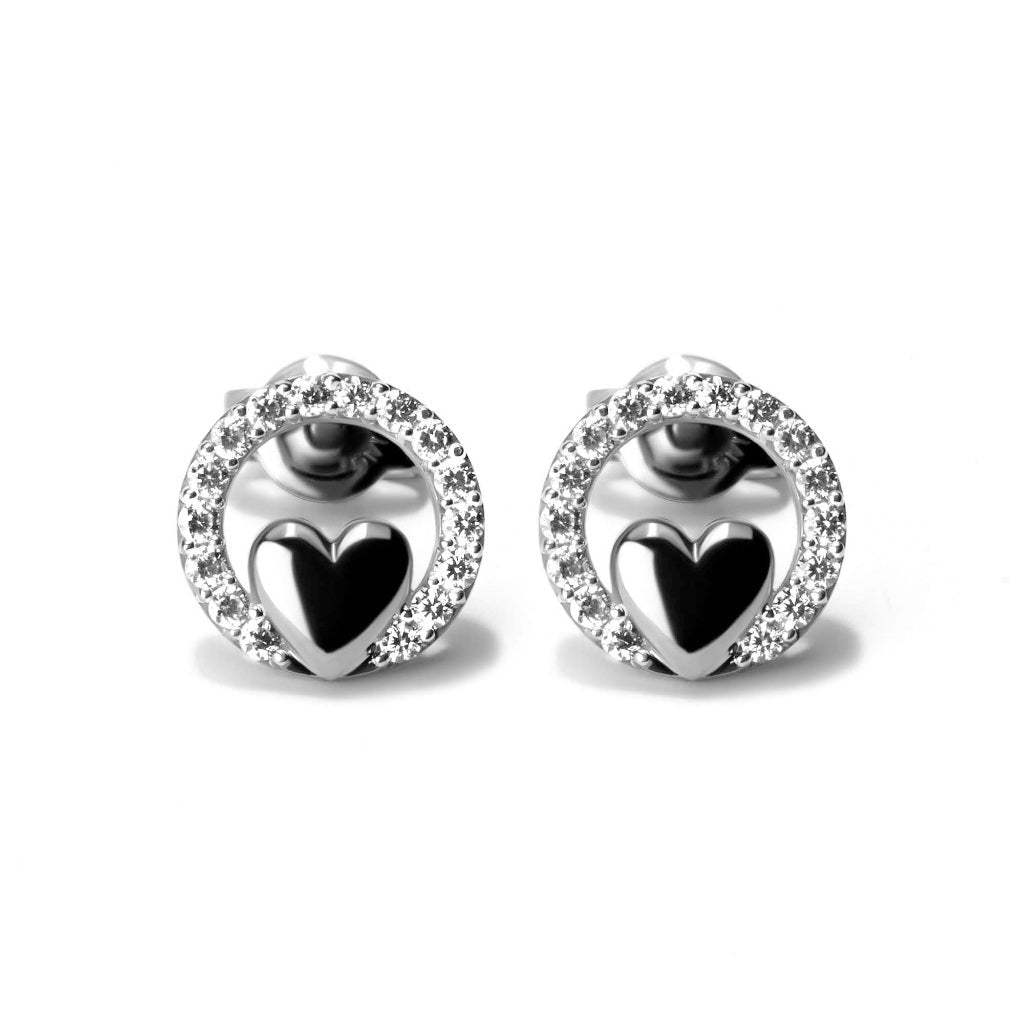 Anting Stud Emas 8K - Grace Gold Earring - Flux Collection - Juene Jewelry - Juene Jewelry