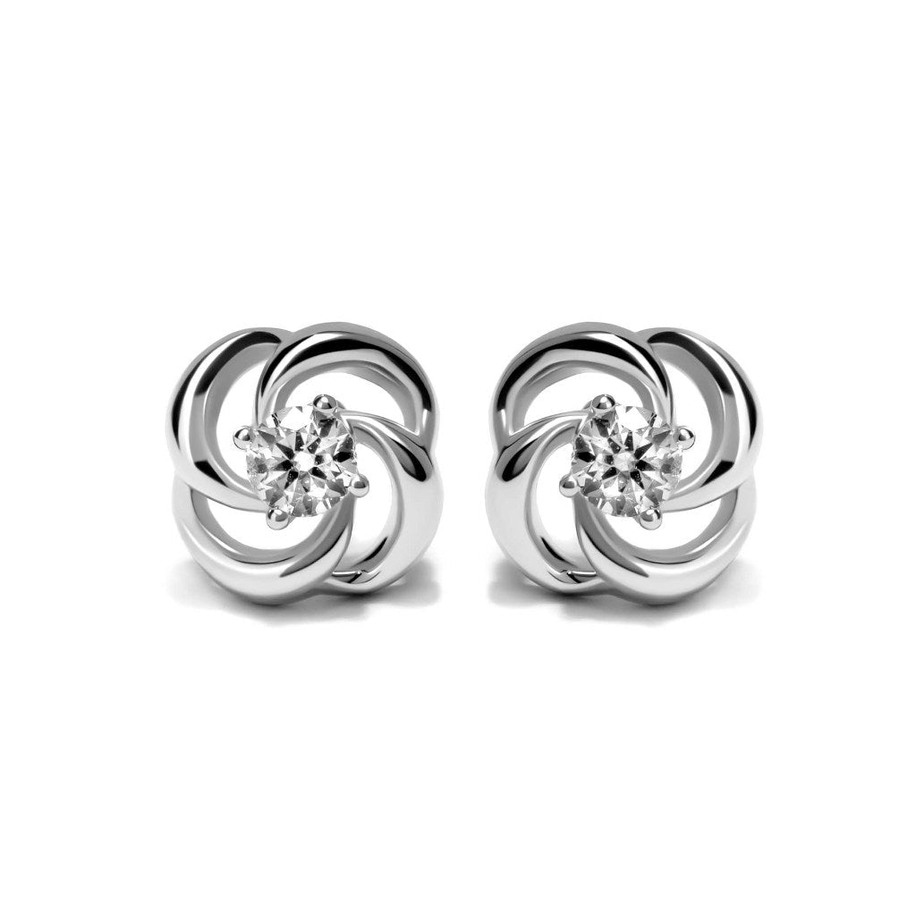 Anting Stud Emas 8K - Vera Gold Earring - Veya Collection - Juene Jewelry - Juene