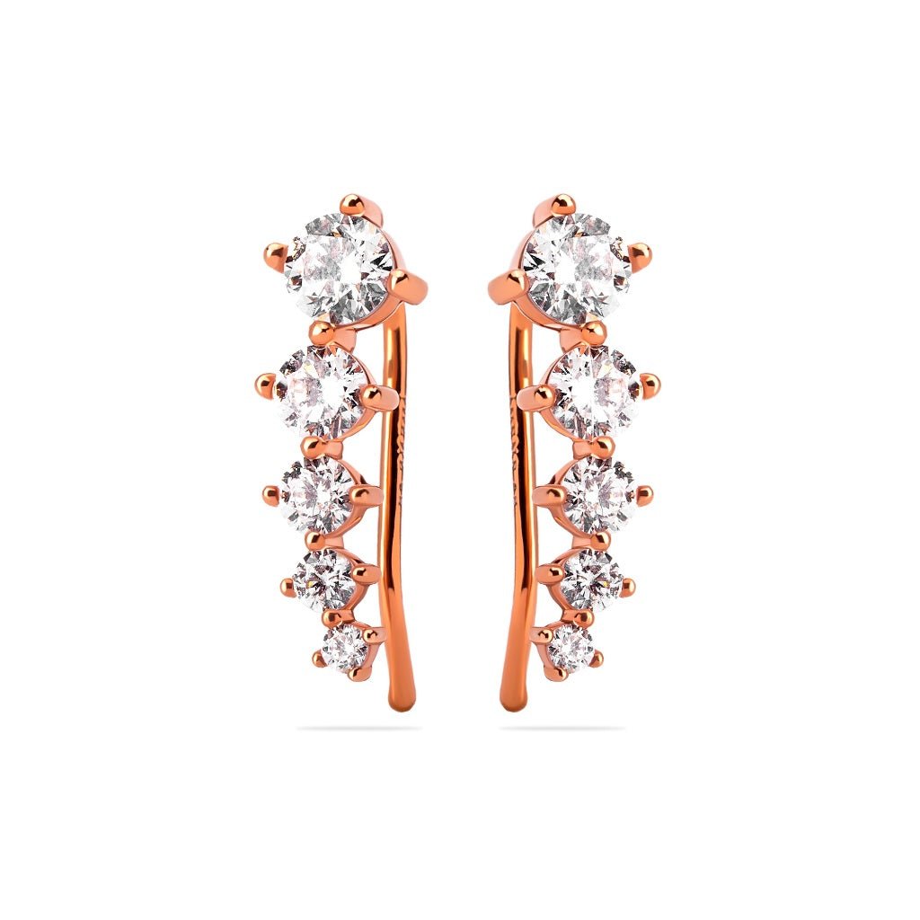 Anting Tusuk Emas 7k - Aqila Gold Earring - Luxxe 01 Collection - Juene Jewelry - Juene