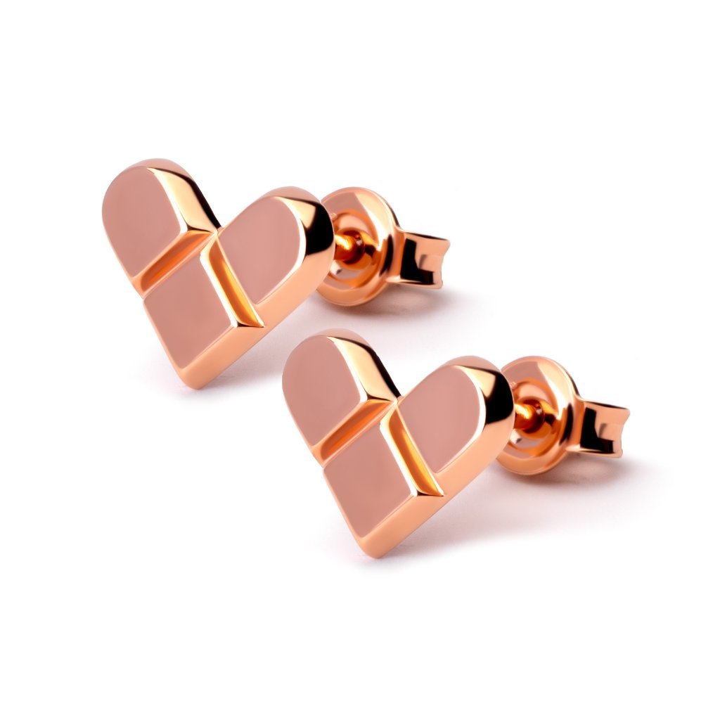 Anting Tusuk Emas 8K - Love Bar Gold Earring - Terra Collection - Juene Jewelry - Juene