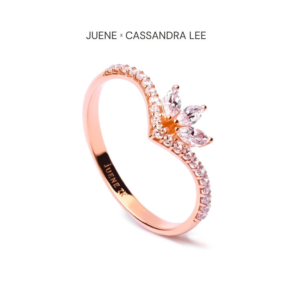 Cincin Emas 7k - Amouria Gold Ring - Juene x Cassandra Lee Enchanted Collection - Juene Jewelry - Juene