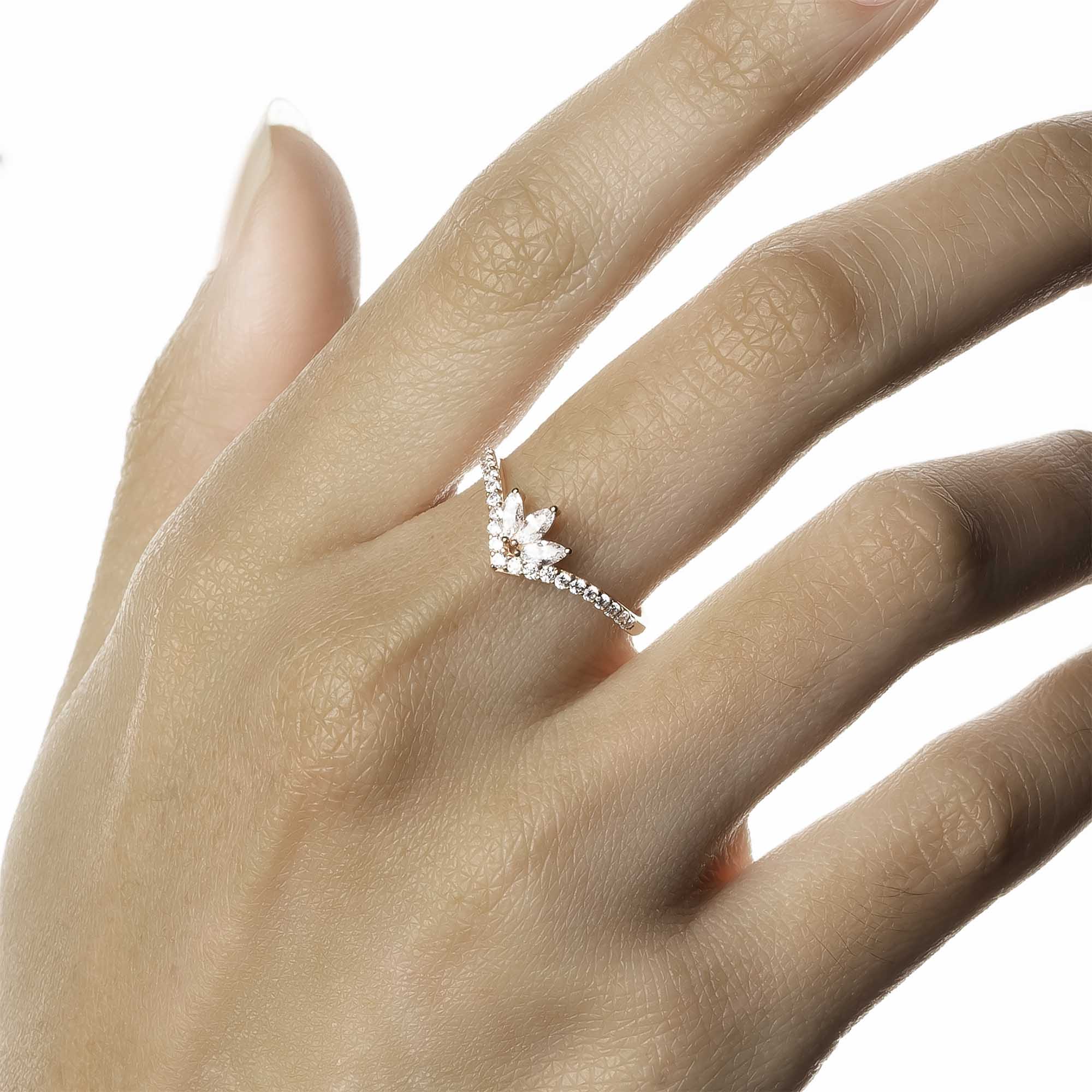 Cincin Emas 7k - Amouria Gold Ring - Juene x Cassandra Lee Enchanted Collection - Juene Jewelry - Juene