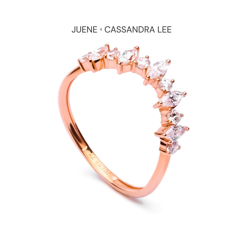 Cincin Emas 7k - Belleva Gold Ring - Juene x Cassandra Lee Enchanted Collection - Juene Jewelry - Juene