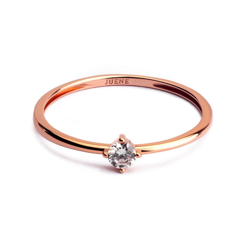 Cincin Emas 7k - Belly Gold Ring - Fivera Collection - Juene Jewelry - Juene