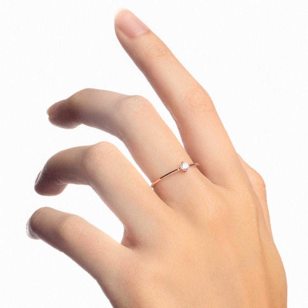 Cincin Emas 7k - Belly Gold Ring - Fivera Collection - Juene Jewelry - Juene