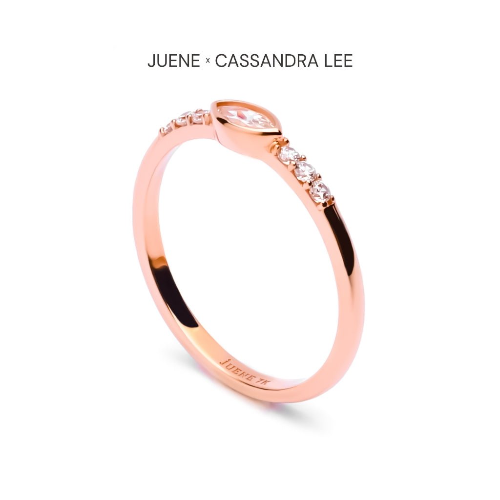 Cincin Emas 7k - Bliss Gold Ring - Juene x Cassandra Lee Enchanted Collection - Juene Jewelry - Juene