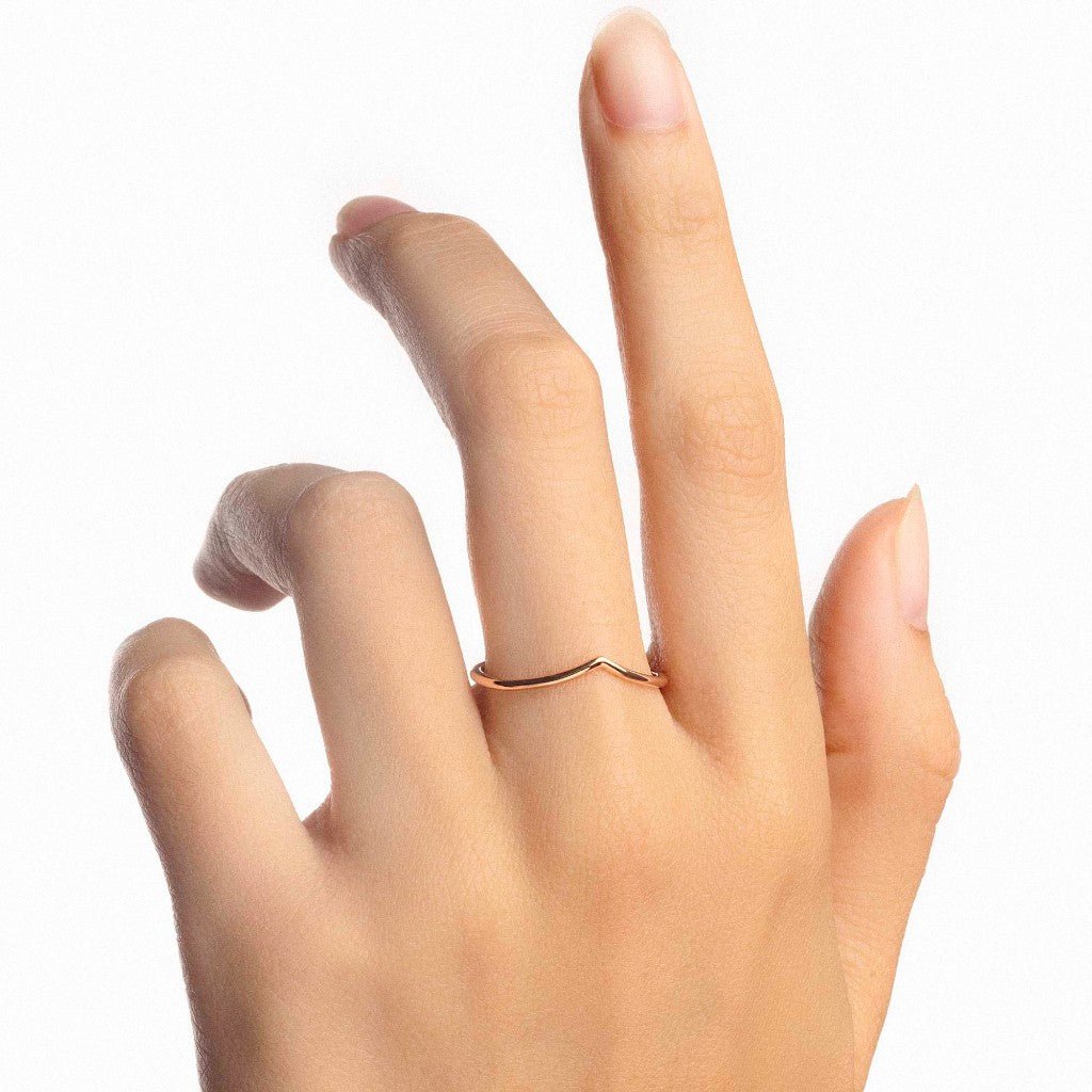 Cincin Emas 7k - Bonita Gold Ring - Fivera Collection - Juene Jewelry - Juene