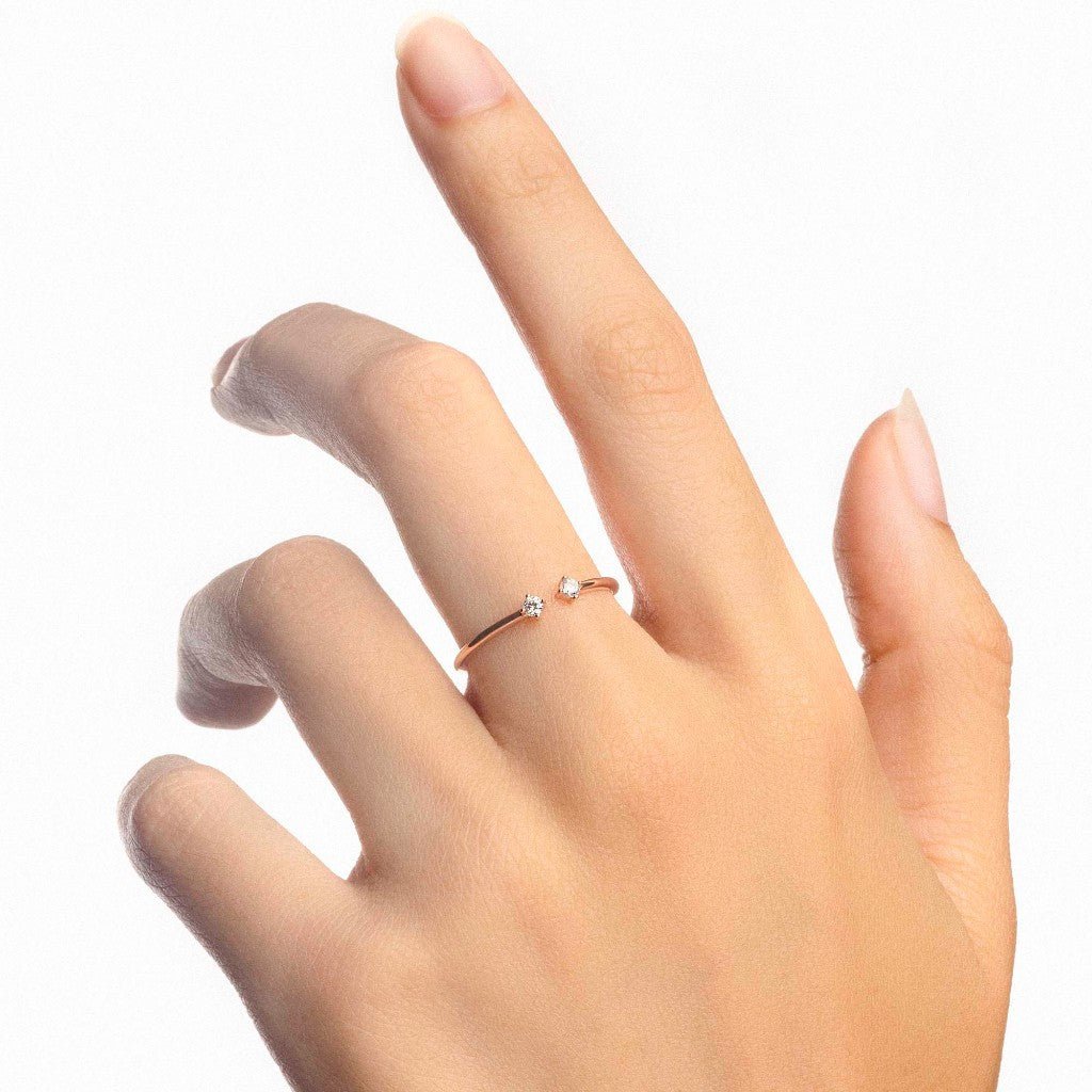 Cincin Emas 7k - Dera Gold Ring - Fivera Collection - Juene Jewelry - Juene
