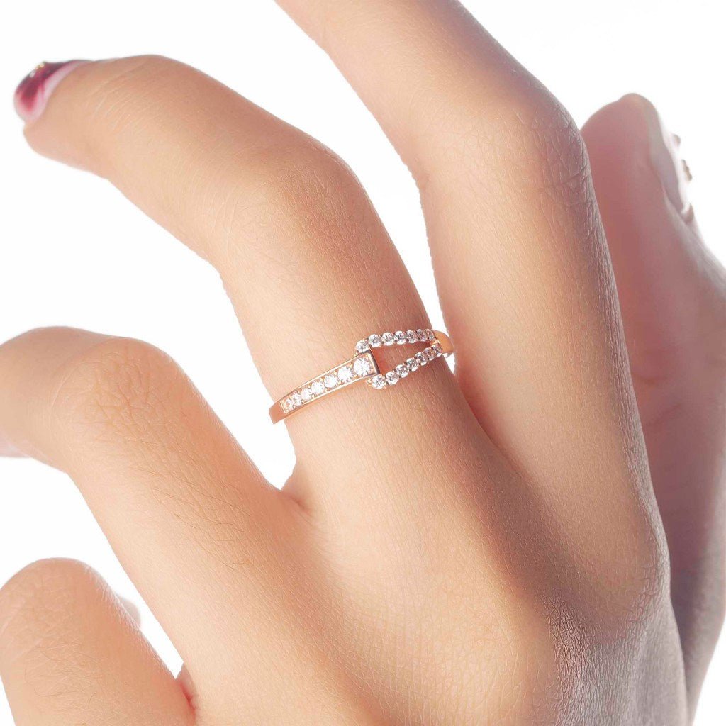 Cincin Emas 7k - Edith Gold Ring - Adorn Collection - Juene Jewelry - Juene