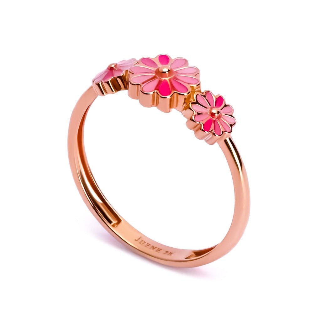 Cincin Emas 7k - Fira Gold Ring - Cherish Collection - Juene Jewelry - Juene