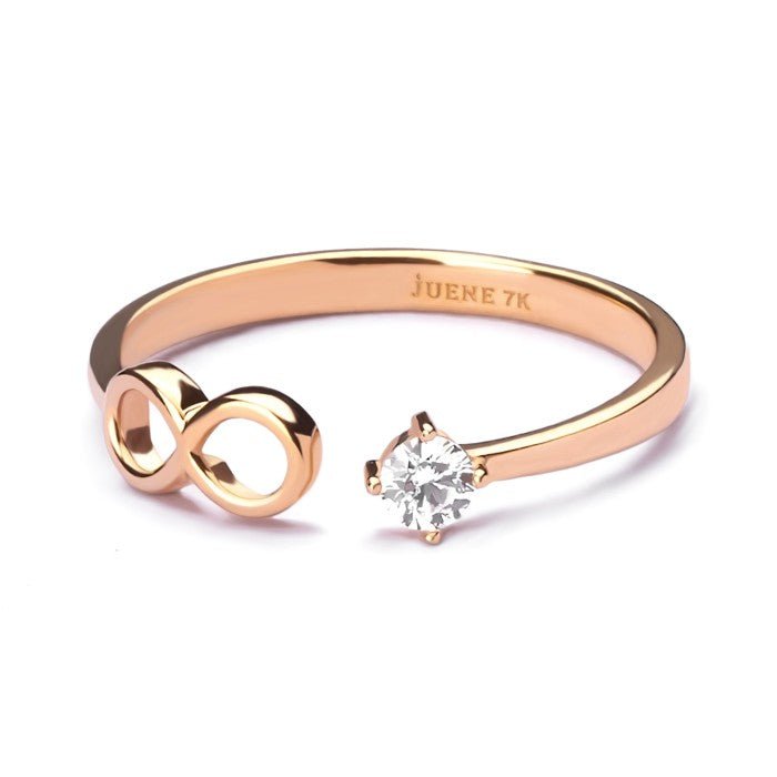 Cincin Emas 7k - Infinity Gold Ring - The Shades Collection - Juene Jewelry - Juene