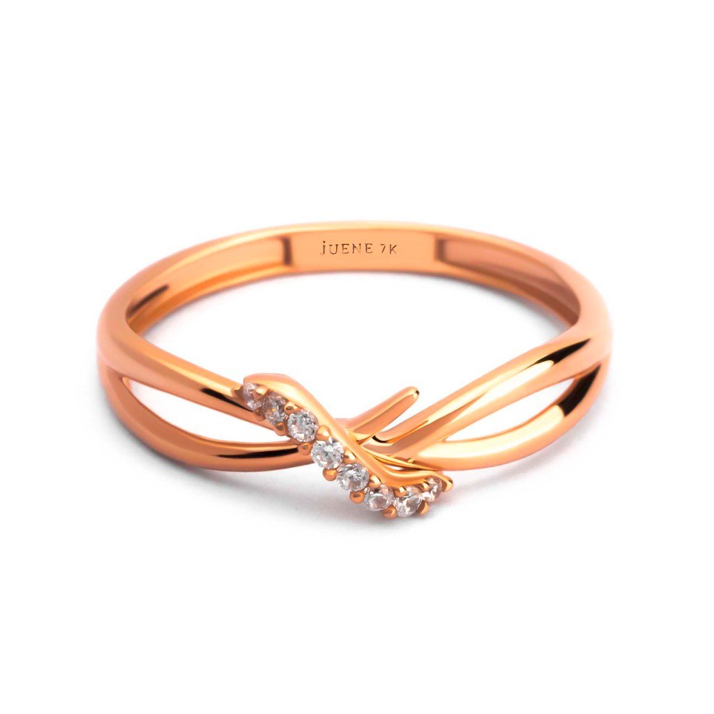Cincin Emas 7k - Inka Gold Ring - Adorn 03 Collection - Juene Jewelry - Juene