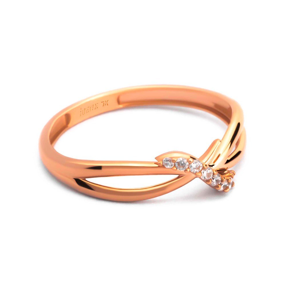 Cincin Emas 7k - Inka Gold Ring - Adorn 03 Collection - Juene Jewelry - Juene