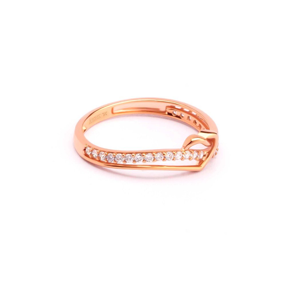 Cincin Emas 7k - Isabel Gold Ring - Adorn Collection - Juene Jewelry - Juene