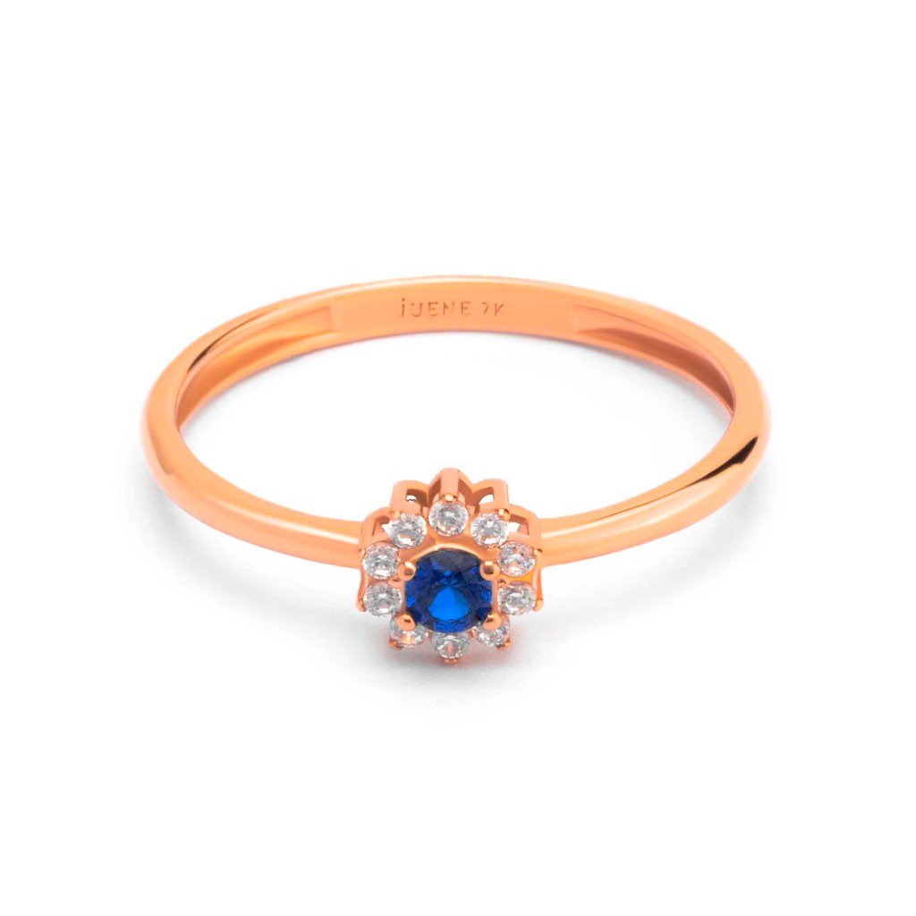 Cincin Emas 7k - Kyna Gold Ring - Moonveil Collection - Juene Jewelry - Juene
