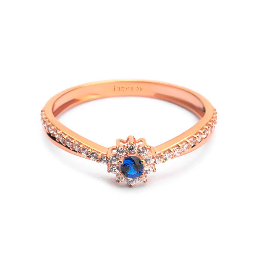Cincin Emas 7k - Laina Gold Ring - Moonveil Collection - Juene Jewelry - Juene