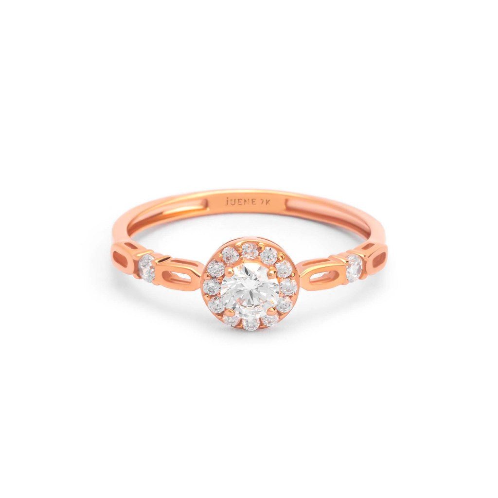 Cincin Emas 7k - Lana Gold Ring - Alaina Collection - Juene Jewelry - Juene