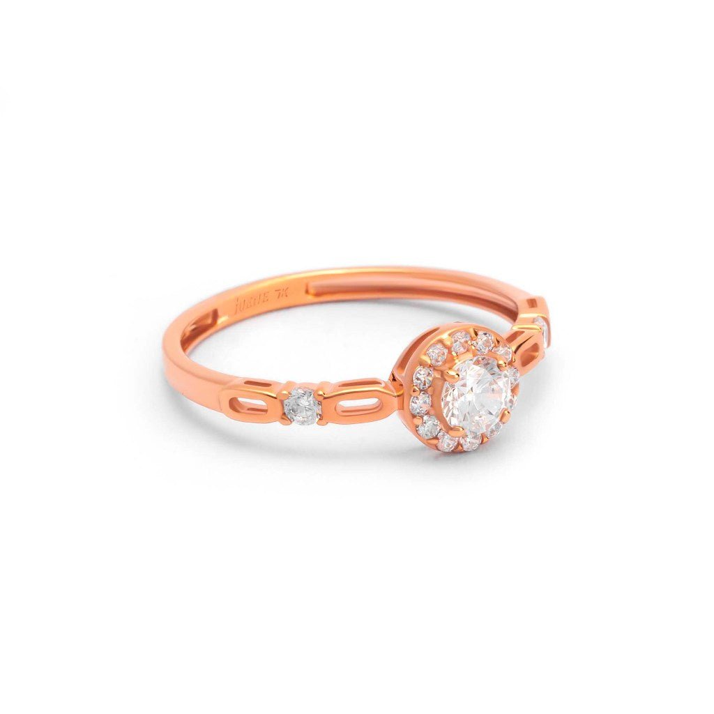 Cincin Emas 7k - Lana Gold Ring - Alaina Collection - Juene Jewelry - Juene